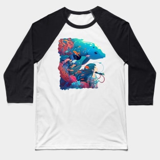 Marine Life Baseball T-Shirt